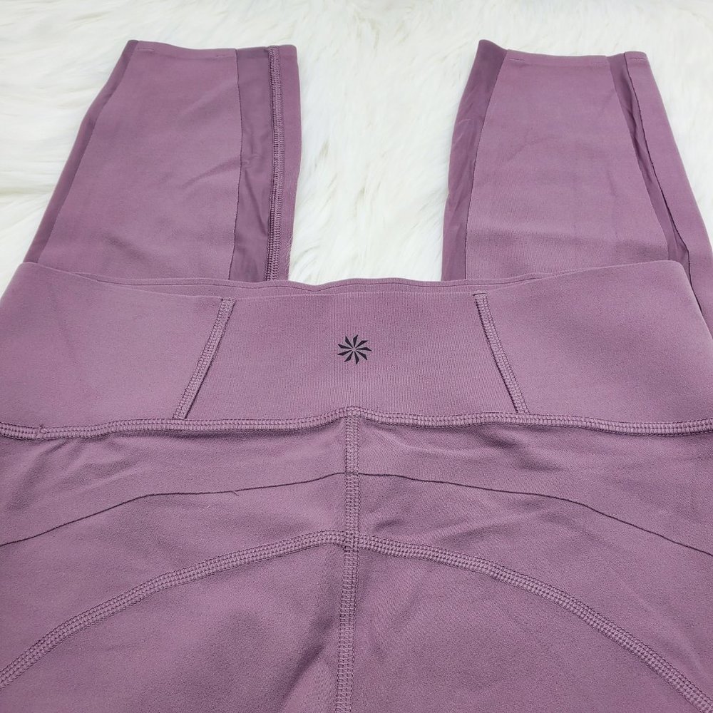 NWOT Athleta Purple Formation Mesh 7/8 Leggings - Picture 8 of 9